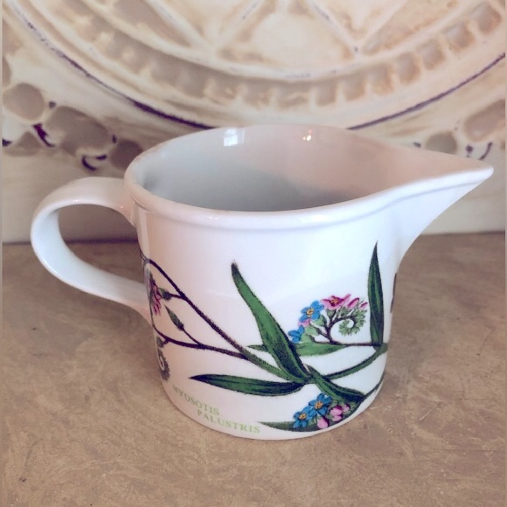 Donated VTG Portmeirion Beautiful Botanic Garden Stoneware Creamer Server CLEAN